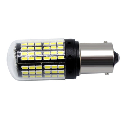 2Pcs White 1156 BA15S Super Bright 144SMD 3014 Chipsets P21W LED Bulbs for Wedge