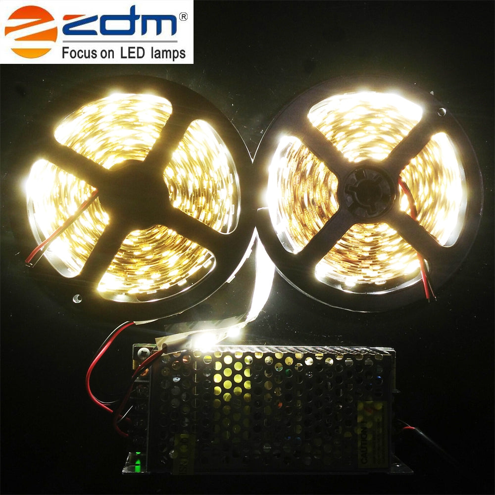 ZDM LED Light Strips 5M SMD5050 DC 12V 2PCS