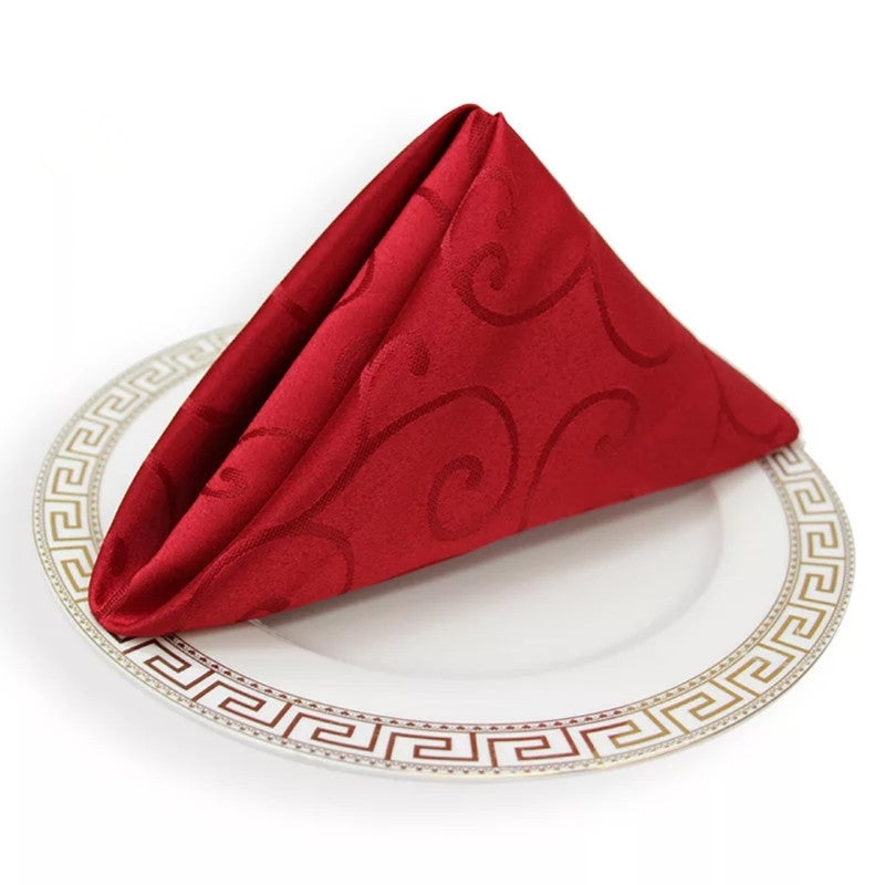 Wedding Party Table Cloth Napkin Hotel Restaurant Folding Home Decor