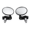 22mm Round Motorcycle Rearview Side Mirrors Handle Bar End for Honda KTM Yamaha