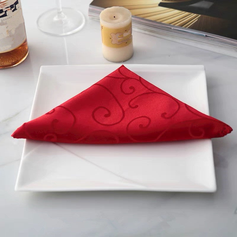 Wedding Party Table Cloth Napkin Hotel Restaurant Folding Home Decor