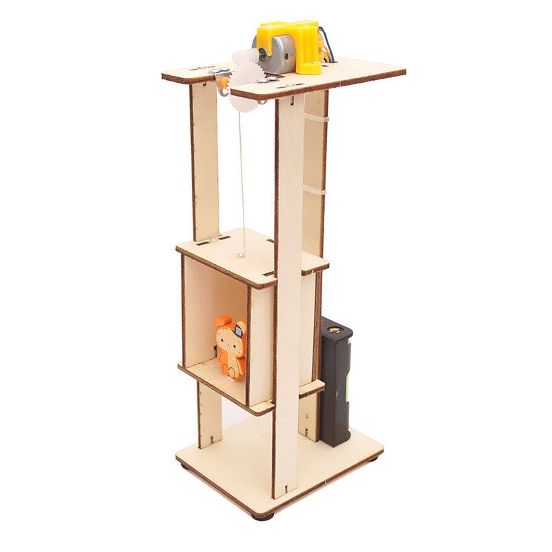 DIY Elevator Lift Children Science Education Toy