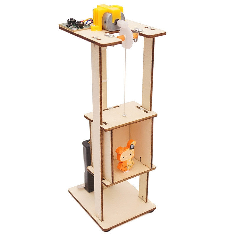 DIY Elevator Lift Children Science Education Toy
