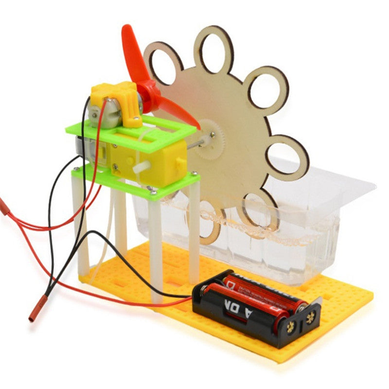 DIY Electric Bubble Machine Children Science Education Toy
