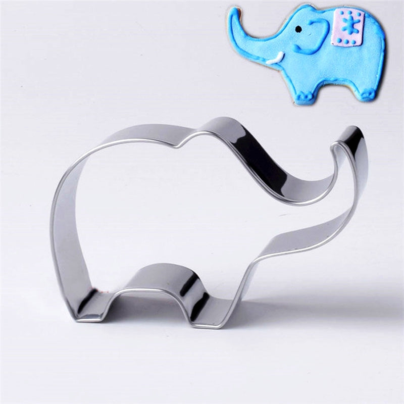 Elephant Animal Cookie Cutter Stainless Steel Cake Baking Biscuit Pastry Mould