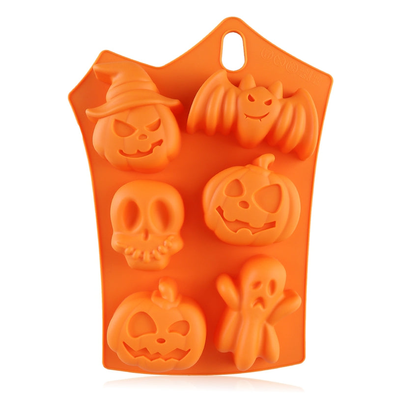 Creative Happy Halloween Silicone Pumpkin Cake Silicone Mold Kitchen Bake Tools