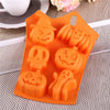 Creative Happy Halloween Silicone Pumpkin Cake Silicone Mold Kitchen Bake Tools