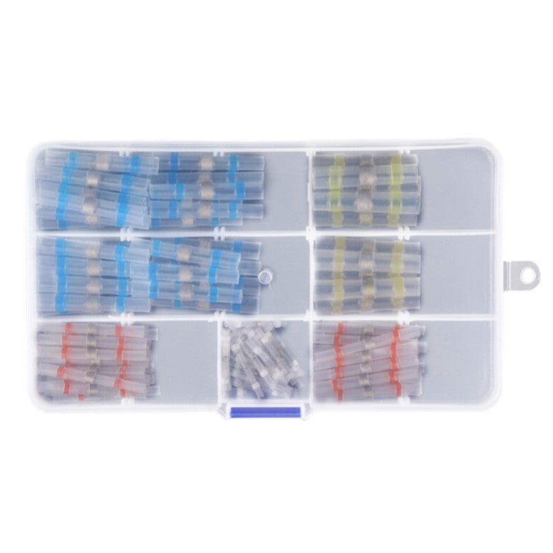 Heat Shrink Solder Sleeves Connector Electrical Wire Terminals Butt Crimp Tool 50pcs