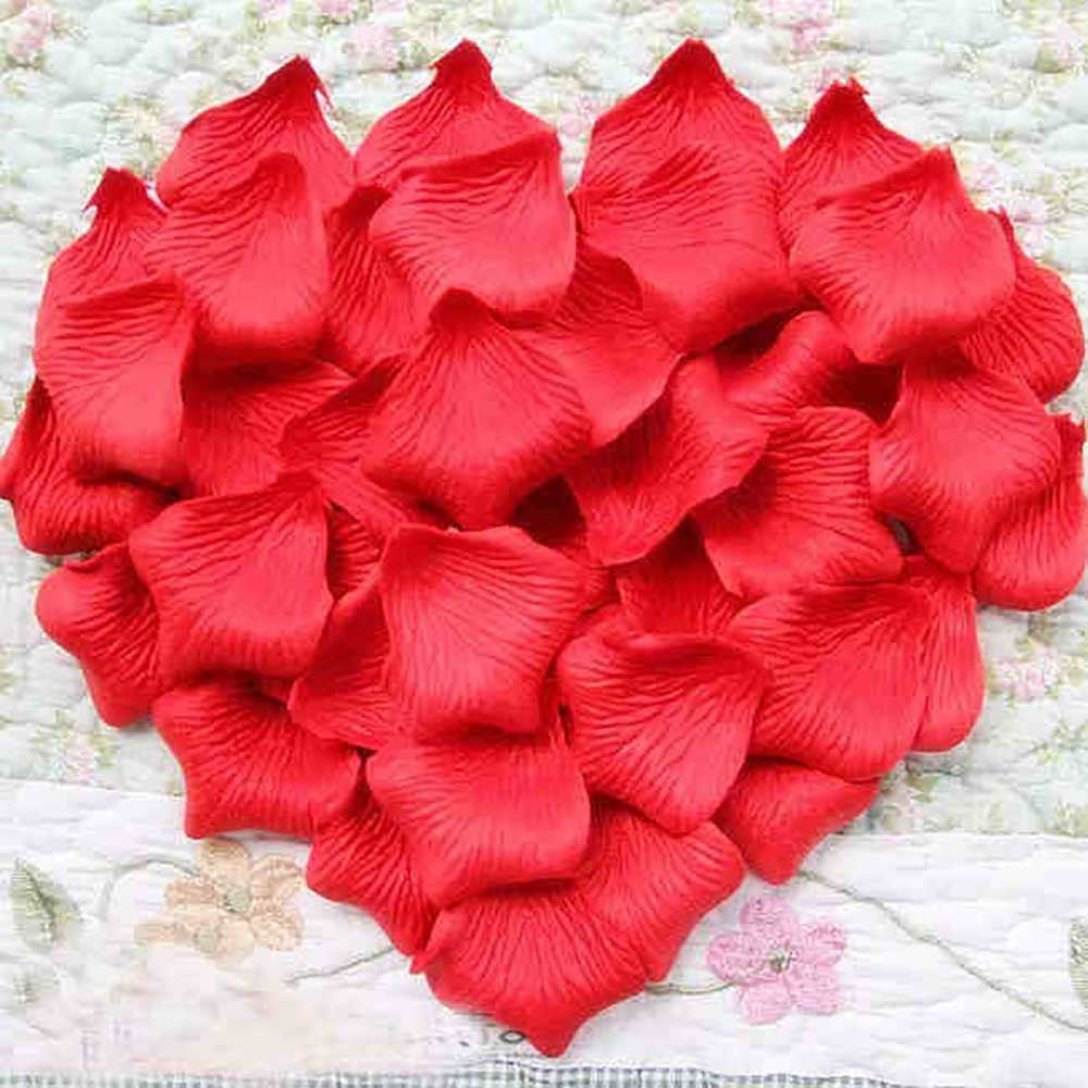 100 Pieces Wedding Decorations Valentine'S Day Confession Cloth Art Petals