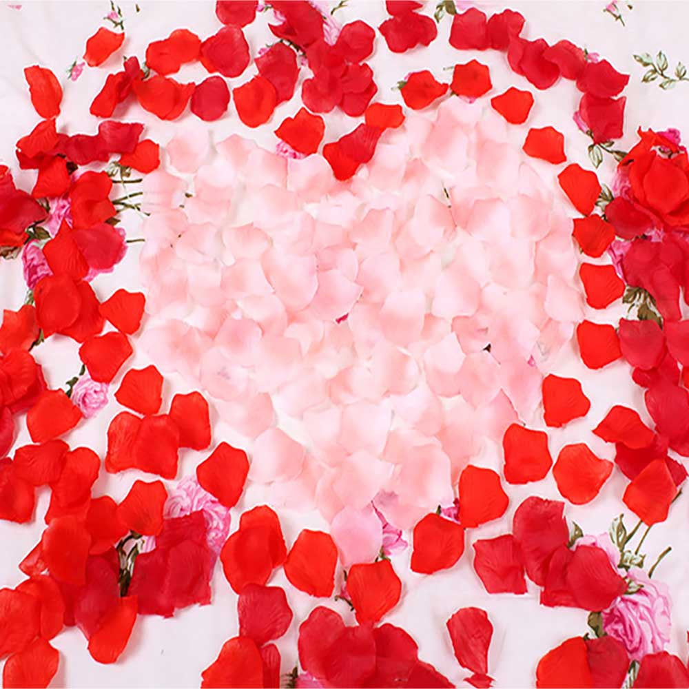 100 Pieces Wedding Decorations Valentine'S Day Confession Cloth Art Petals