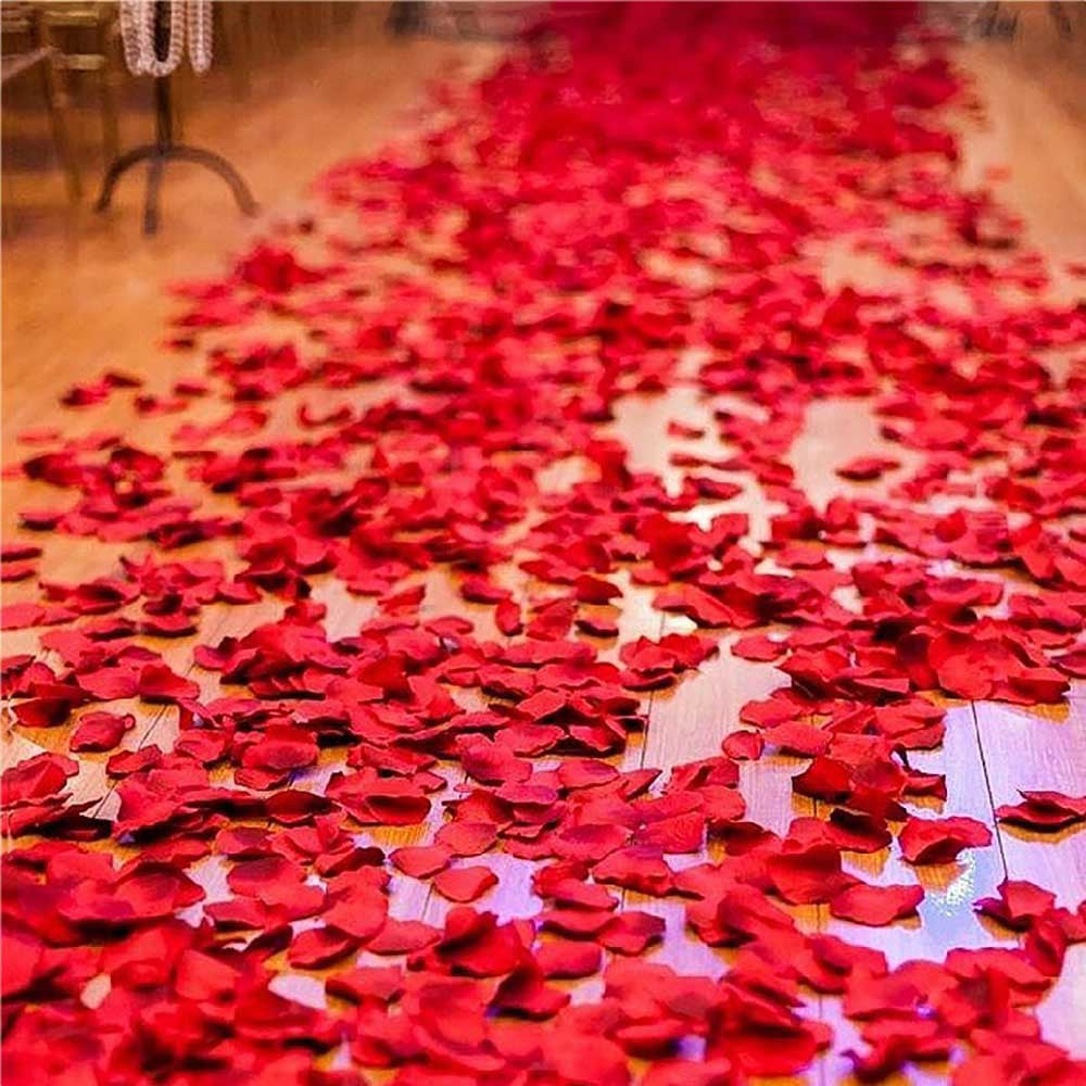 100 Pieces Wedding Decorations Valentine'S Day Confession Cloth Art Petals