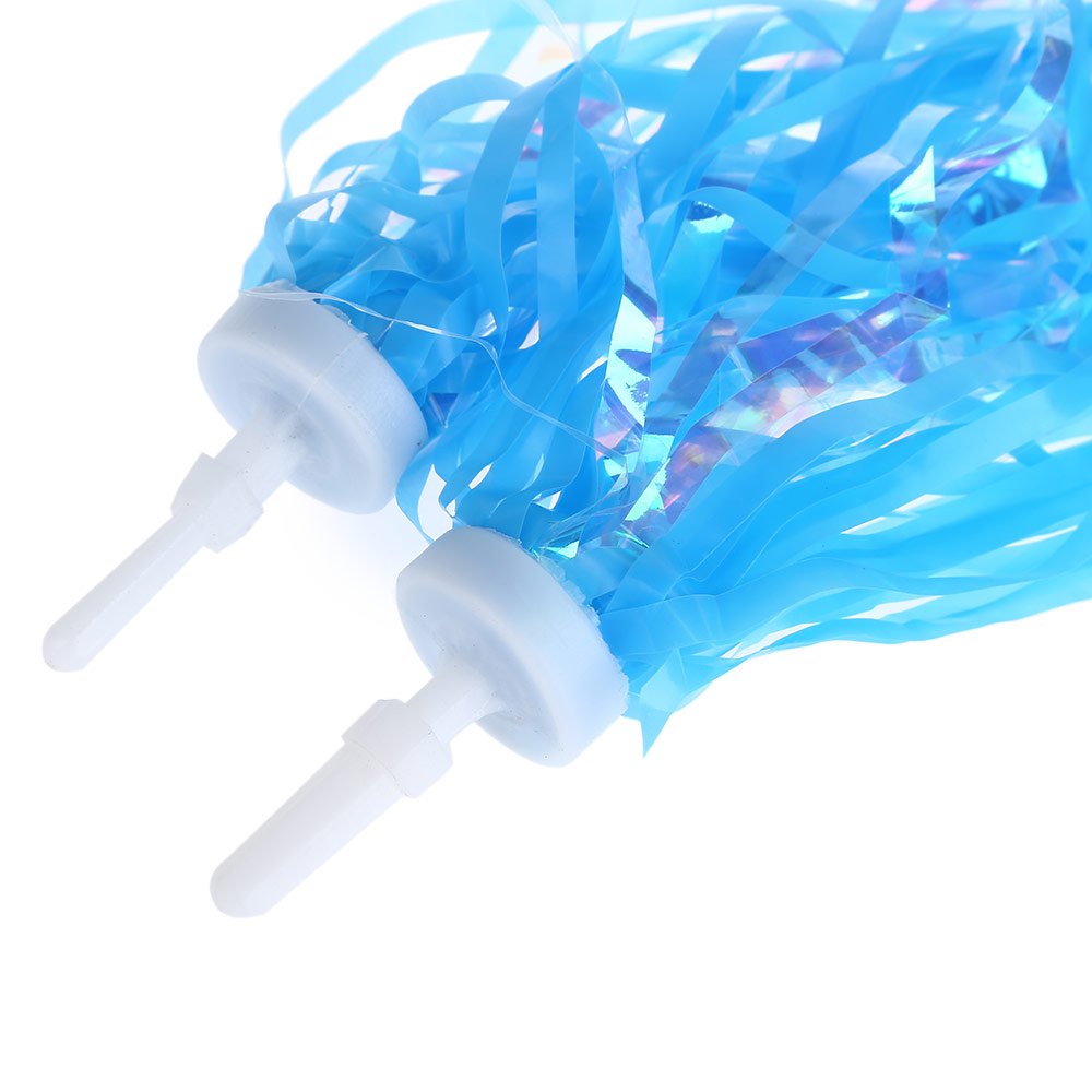 1 Pair Plastic Colored Colorful Ribbon for Bike Handlebar Hanging