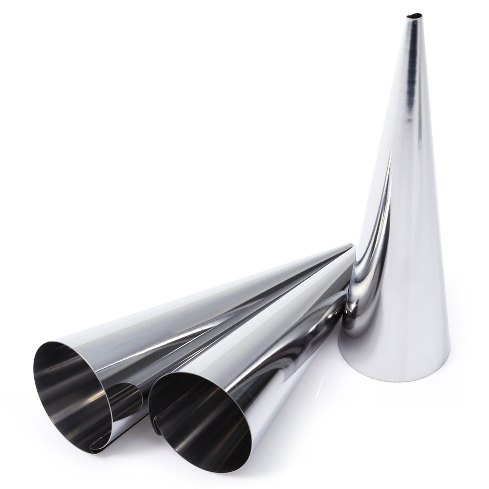 Stainless Steel Spiral Baked Croissants DIY Horn Baking Cake Mold