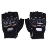 Paired Half-finger Motorcycle Gloves Motorbike Outdoor Sports Riding Breathable Protective Gears