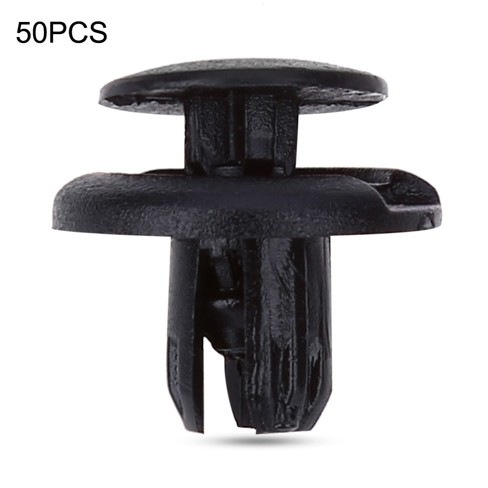 50pcs 11109 8MM Plastic Vehicle Door Fastener Buckle Car Interior Trim Card Panel Fixed Clamp for Nissan