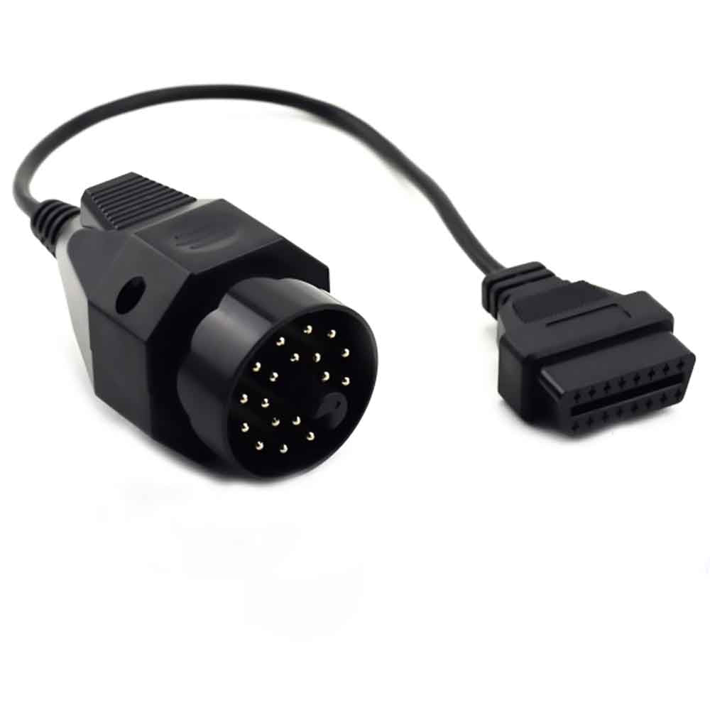20 Pin Female to 16 Pin Male Adapter OBD - II OBD2 Cable Diagnostic Connector Cable for BMW