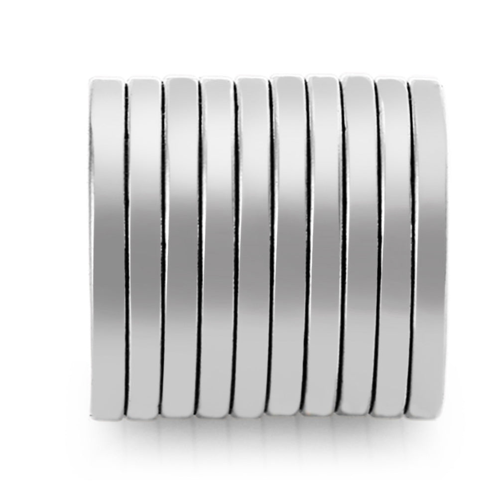 10pcs 20 x 20 x 2mm N35 Strong NdFeB Round Magnet Birthday DIY Intelligent Gift