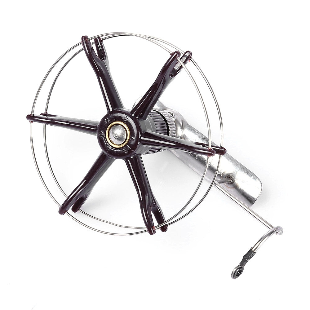 Stainless Steel Wire Cage Hand Gear Eight Trigram Fishing Reel Wheel Fish Anchor Accessory