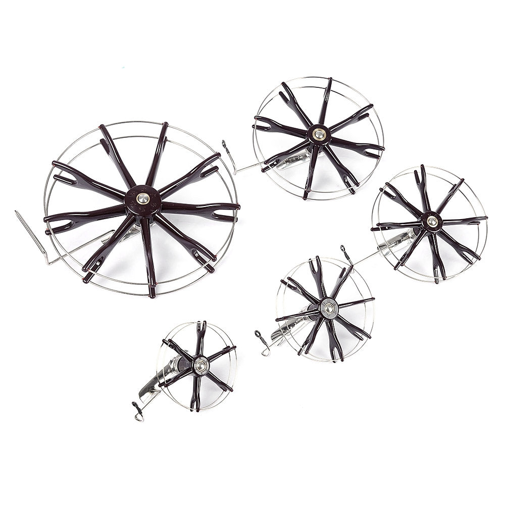 Stainless Steel Wire Cage Hand Gear Eight Trigram Fishing Reel Wheel Fish Anchor Accessory