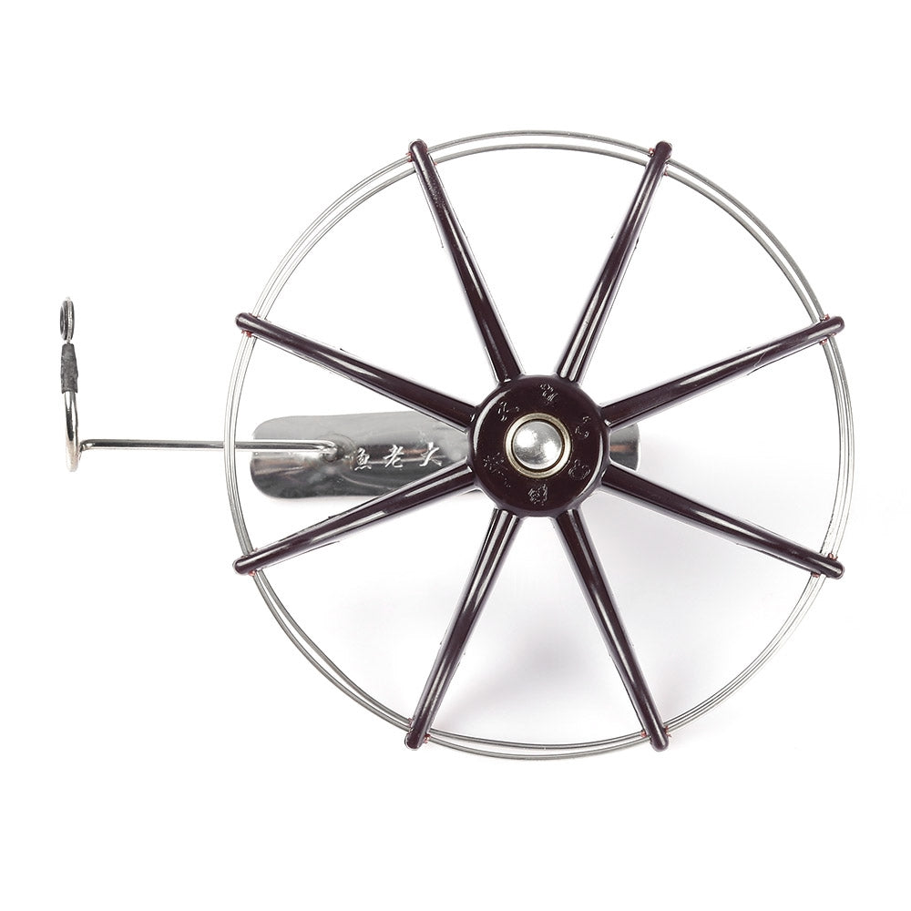Stainless Steel Wire Cage Hand Gear Eight Trigram Fishing Reel Wheel Fish Anchor Accessory