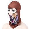 Outdoor Sports Cycling 3D Animal Pattern Full Face Mask Protective Hat