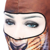Outdoor Sports Cycling 3D Animal Pattern Full Face Mask Protective Hat