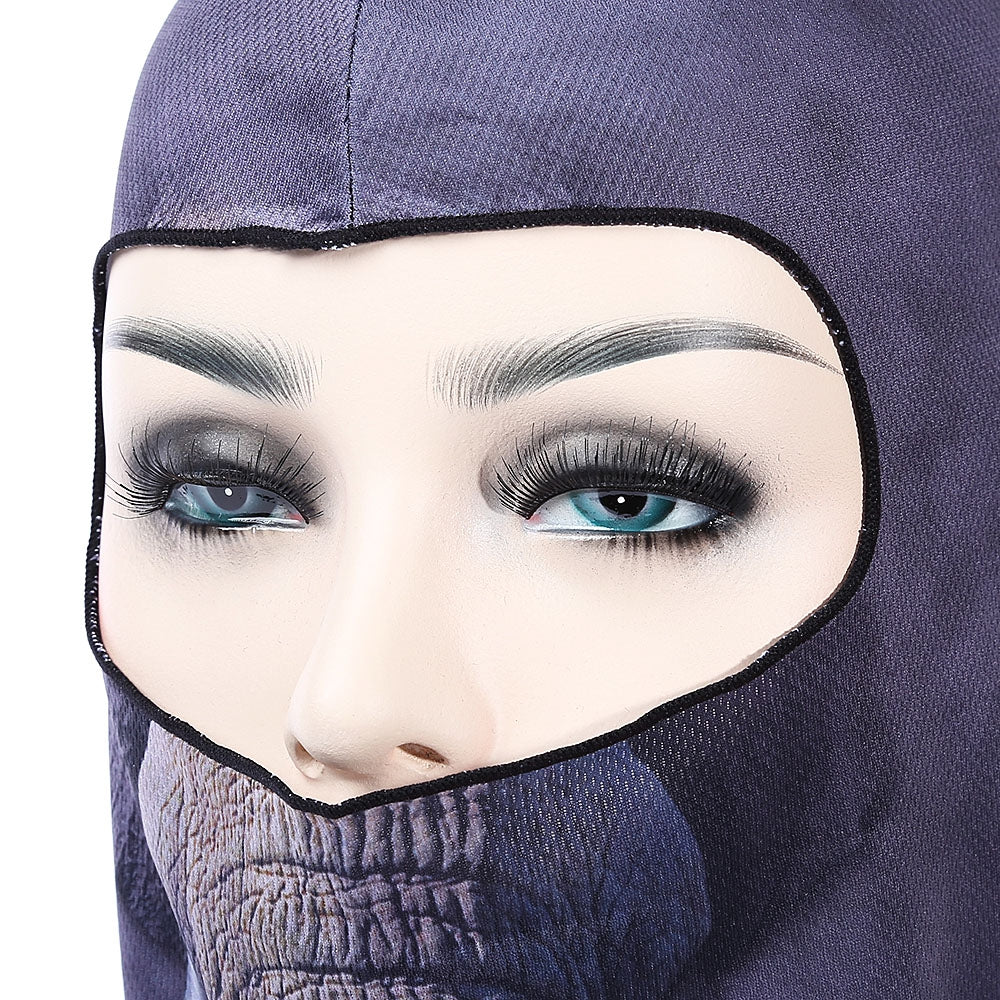 Outdoor Sports Cycling 3D Animal Pattern Full Face Mask Protective Hat