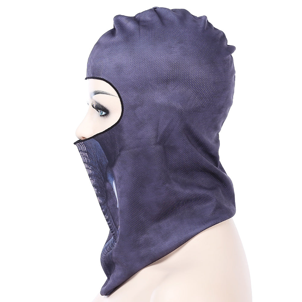 Outdoor Sports Cycling 3D Animal Pattern Full Face Mask Protective Hat