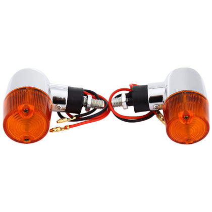 Pair of Universal Motorcycle LED Signal Turn Light Bright Indicator Lamp