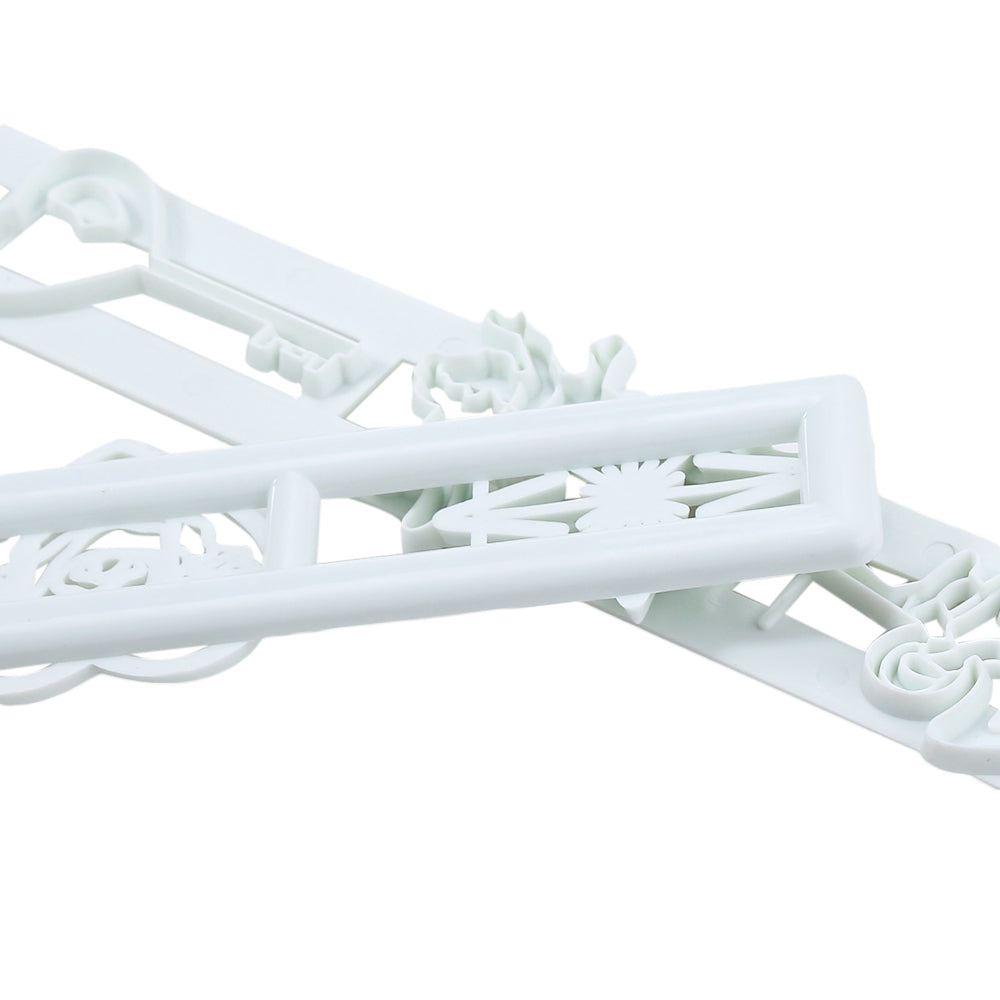 2pcs Fondant Love Heart Cake Cookie Mold Decorating Cutter