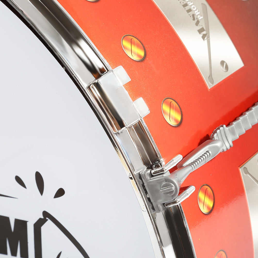 Kids Drums Kit Musical Instrument Toy with Cymbals Stool Christmas Birthday Gift