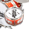 Kids Drums Kit Musical Instrument Toy with Cymbals Stool Christmas Birthday Gift