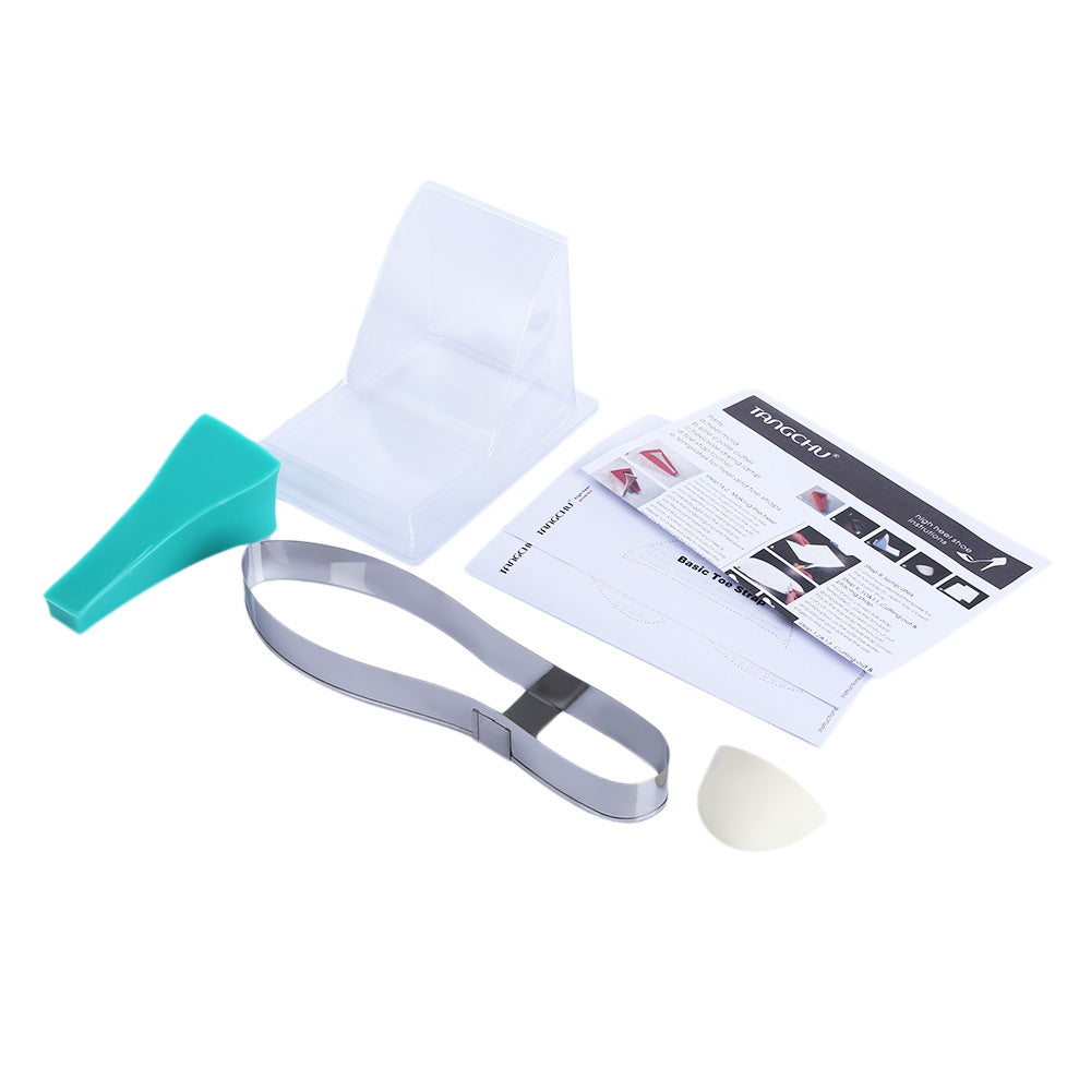 TANGCHU DIY 3D Silicone High Heel Shoes Mold Set Cake Decorating Tool