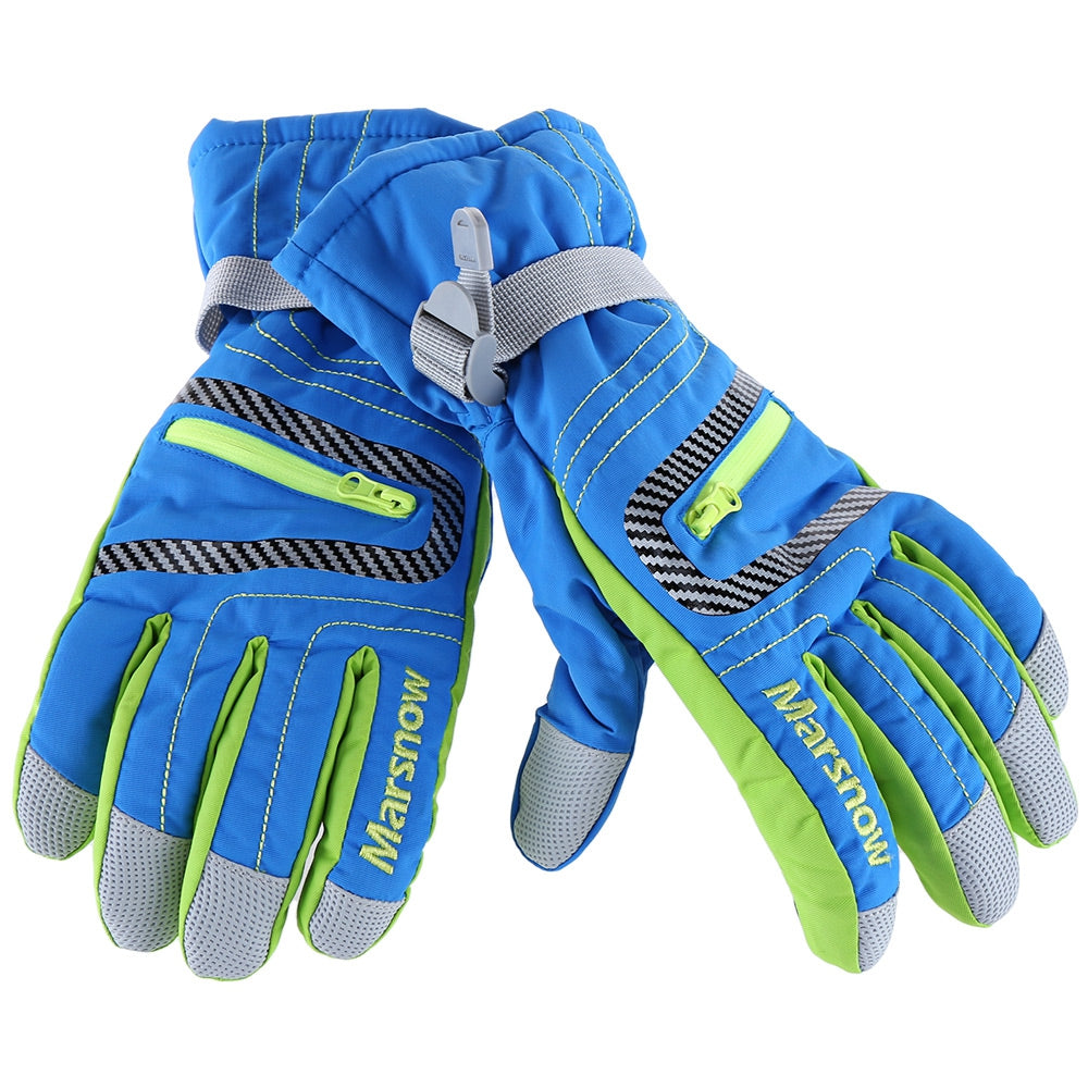 Marsnow Paired Men Women Children Waterproof Windproof Thicken Warm Protection Anti-slip Outdoor Skiing Mountaineering Gloves