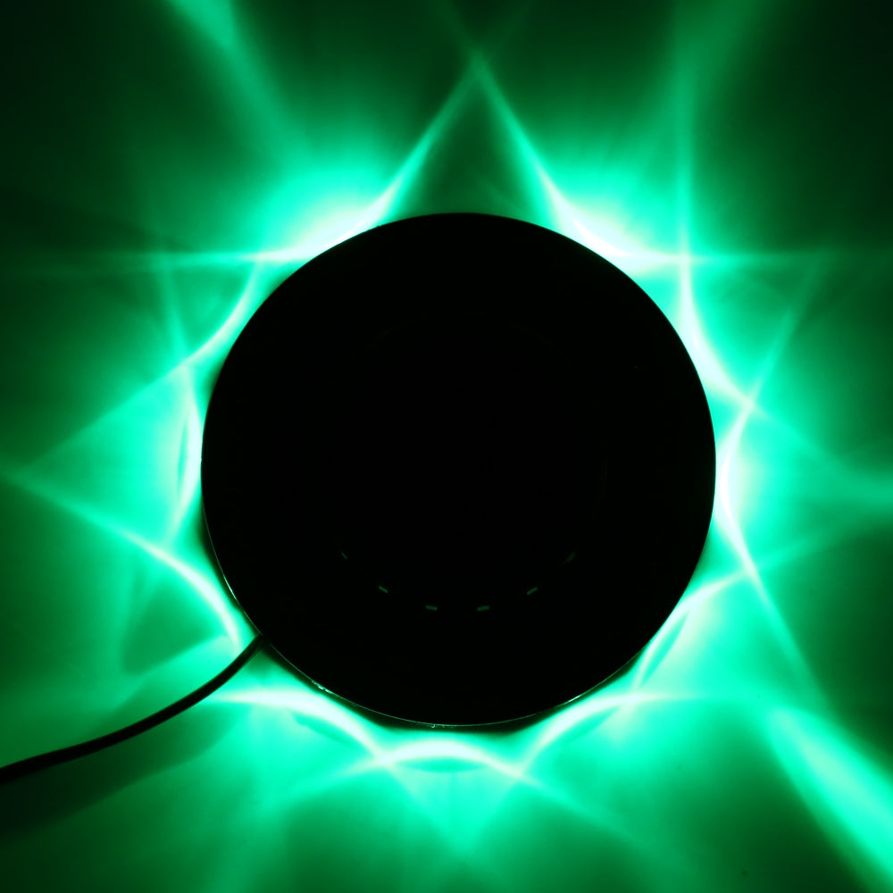 AC 90 - 240V 8W 48 LEDs Sunflower RGB LED Stage Light Rotating Lamp