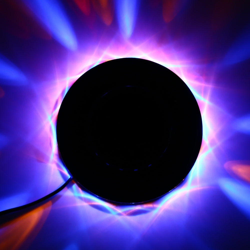 AC 90 - 240V 8W 48 LEDs Sunflower RGB LED Stage Light Rotating Lamp