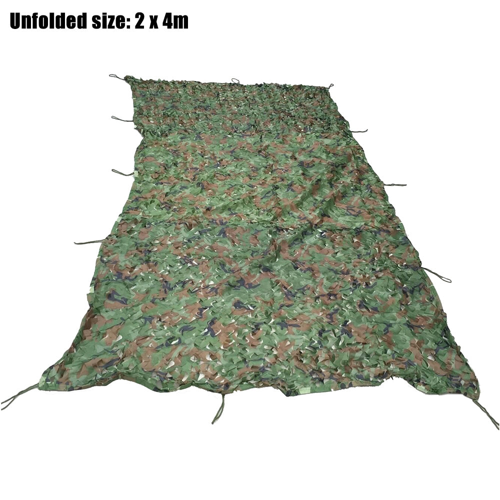 2M x 4M Woodland Military Hunting Camping Tent Car Cover Camouflage Net