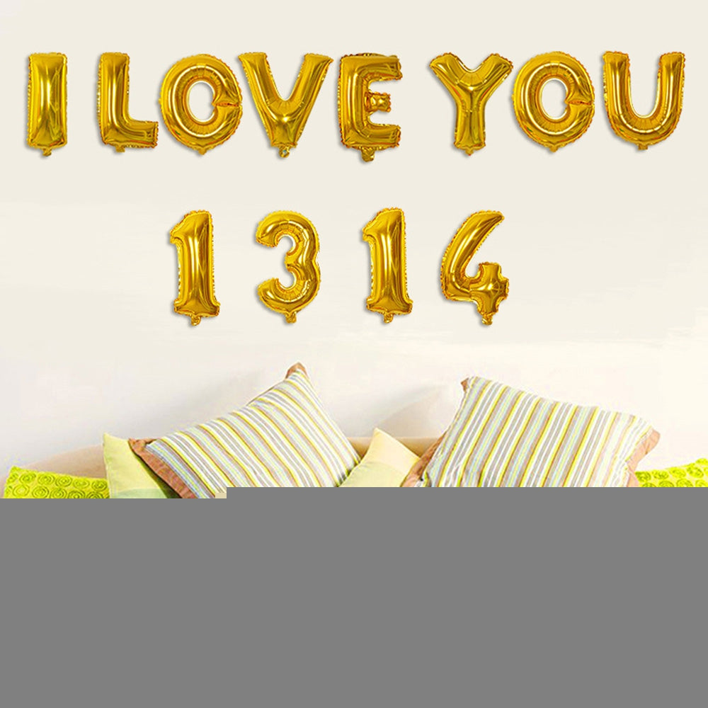 Wedding Party Decoration Letters Balloons