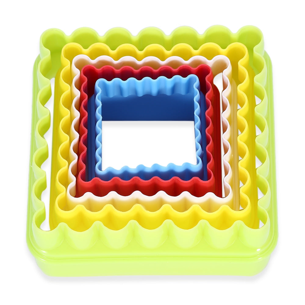 5 PCS DIY Fondant Cake Molds Baking Tool Decorating Moulds