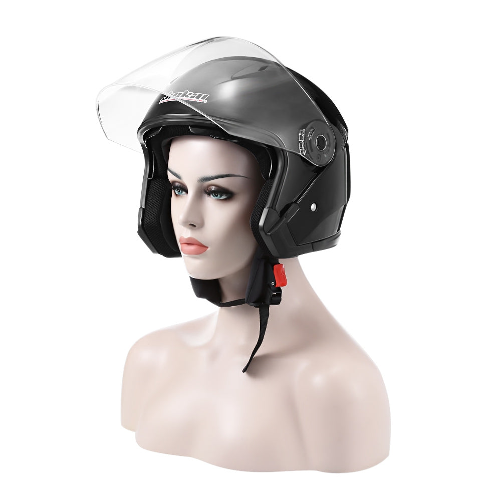 JIEKAI JK - 512 Motorcycle Open Face Helmet with Dual Lens