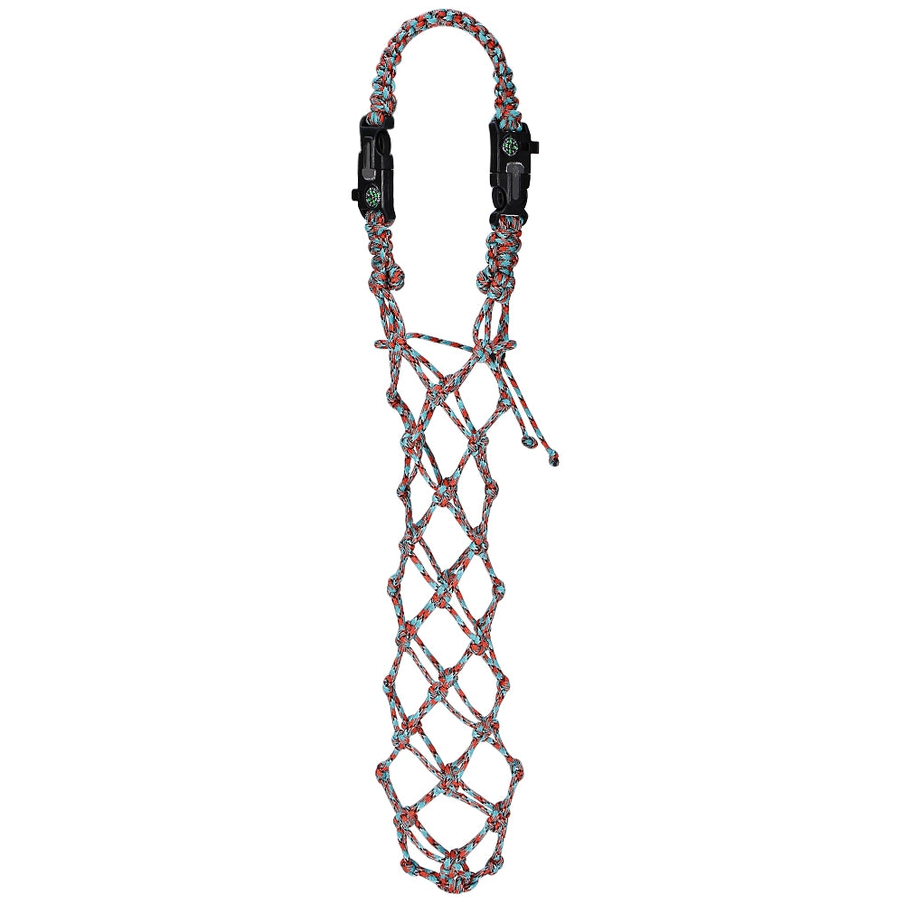 Gameit Flask Water Bottle Carrier 18m Paracord Net Holder