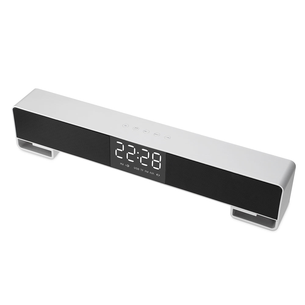 LP - C17 Alarm Clock Wireless Bluetooth Speaker LED Display