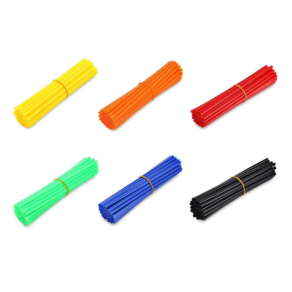 NQ002 36PCS Motorcycle Wheel Axle Rims Spoke Covers for Motocross Dirt Bike