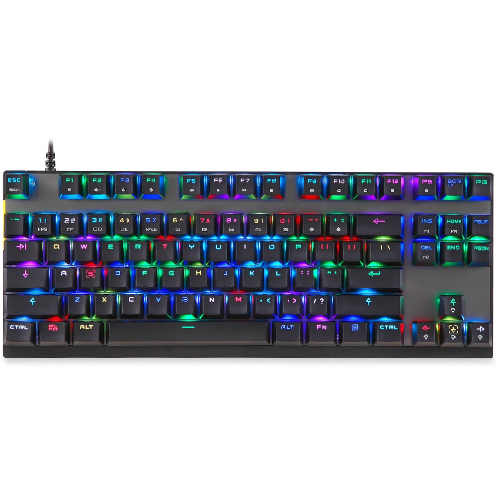 Motospeed K82 USB Wired Mechanical Keyboard with RGB Backlight All-key Anti-ghost