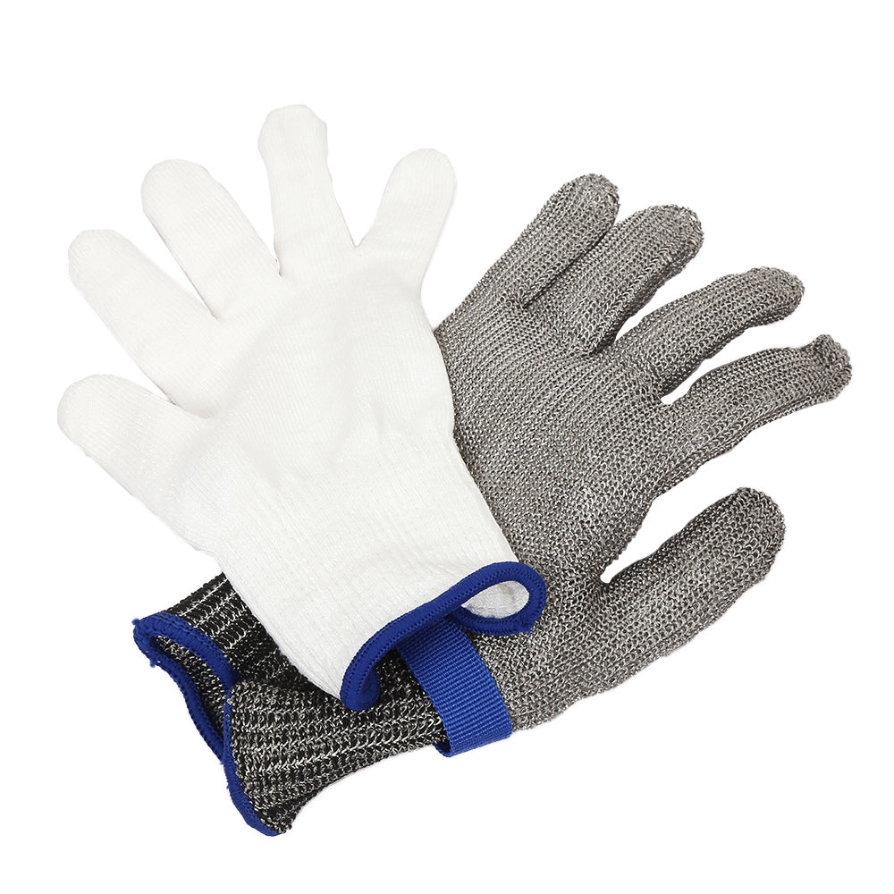 Stainless Steel Wire Safety Gloves Cut-resistant Hands Protection Tool