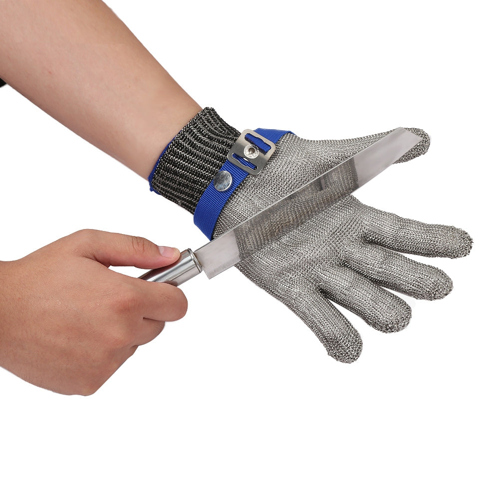 Stainless Steel Wire Safety Gloves Cut-resistant Hands Protection Tool