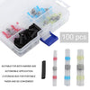 100Pcs Heat Shrink Solder Sleeve Wire Crimp Butt Terminals Connector waterproof