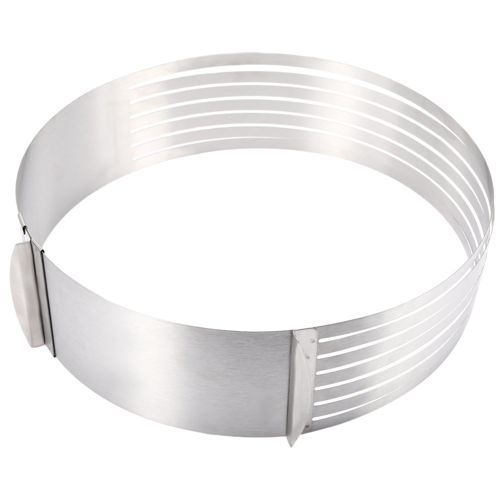 Layer Cake Slicer Adjustable Retractable Stainless Steel Mousse Mold Round Baking Kit Mould Cut Tools