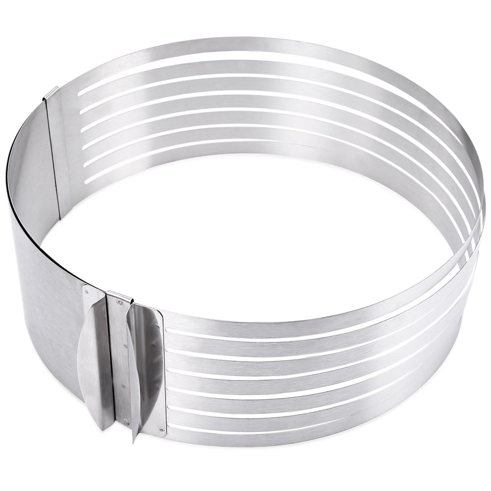 Layer Cake Slicer Adjustable Retractable Stainless Steel Mousse Mold Round Baking Kit Mould Cut Tools