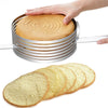 Layer Cake Slicer Adjustable Retractable Stainless Steel Mousse Mold Round Baking Kit Mould Cut Tools